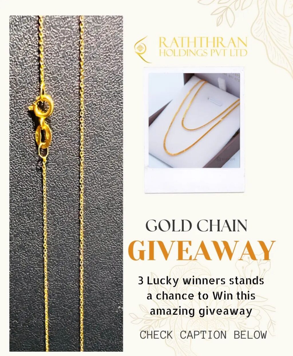 Instagram post from raththran.lk